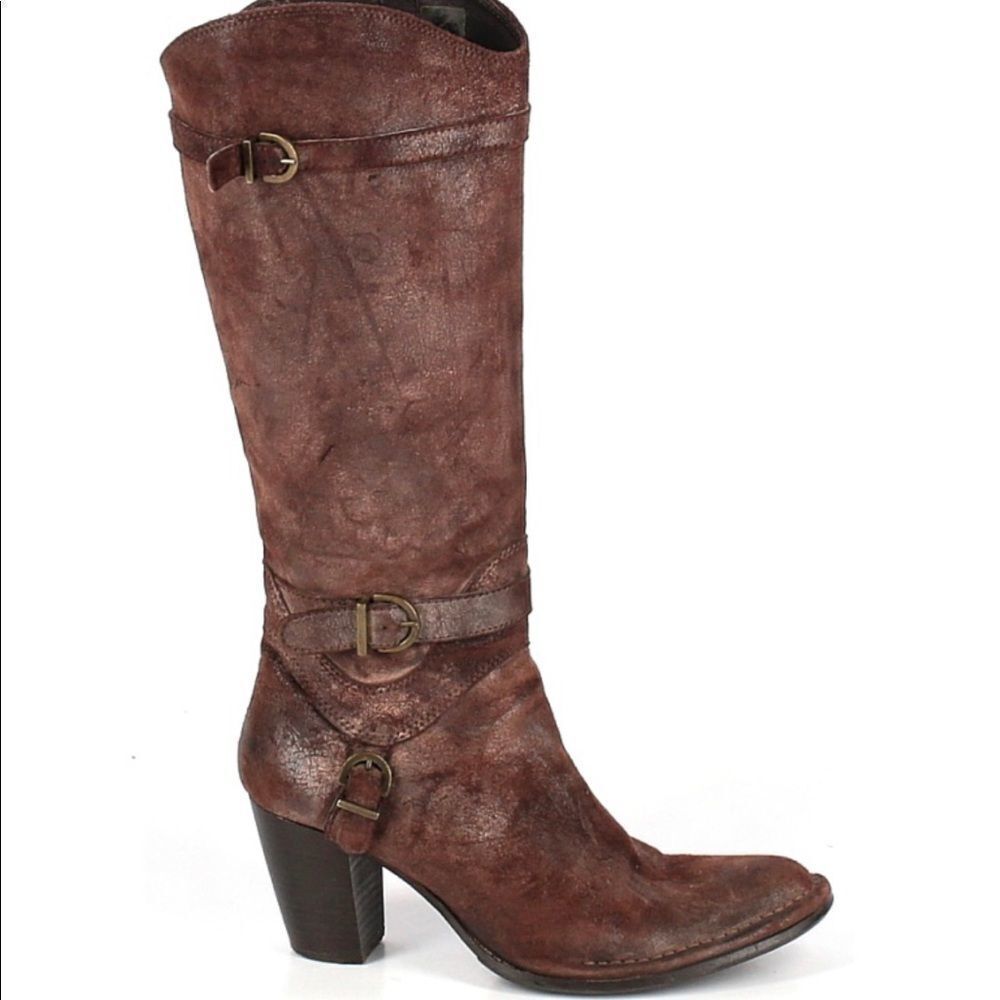 AFEF Disstressed Cowboy Boots‎ - Picture 2 of 8